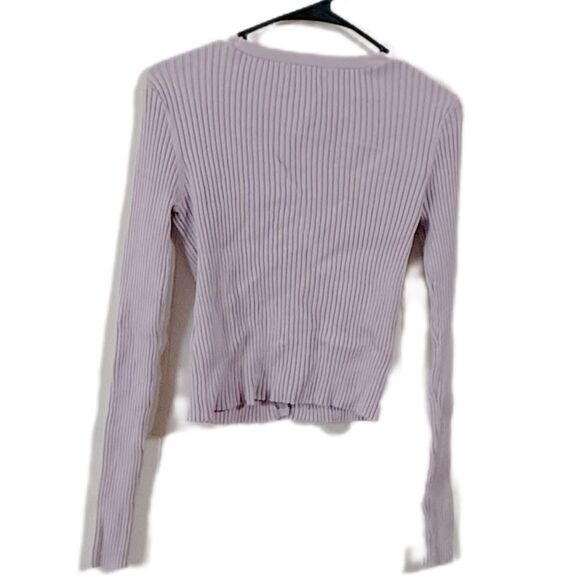 H&M Lavender Ribbed Cardigan - Picture 2 of 4